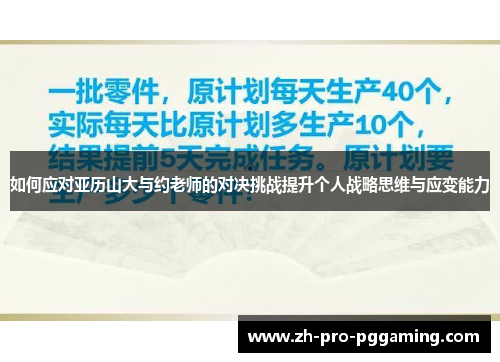 如何应对亚历山大与约老师的对决挑战提升个人战略思维与应变能力